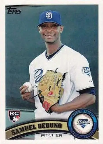 2011 Topps #412 Samuel Deduno NMMT RC Rookie Padres ID:7332 - Baseball Card Single