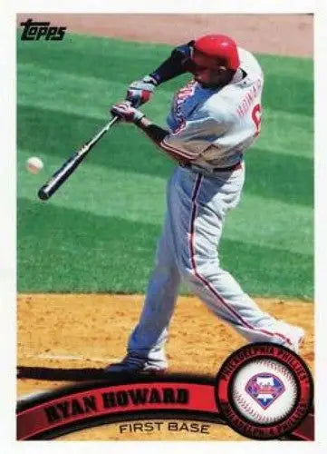 2011 Topps #420 Ryan Howard NMMT Phillies ID:7336 - Baseball Card Single