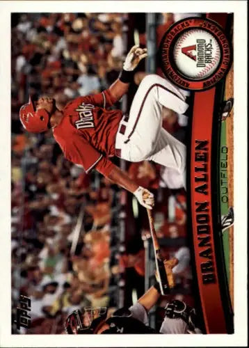 Original gloss baseball card of Brandon Allen NM-MT from 2011 Topps Diamondbacks