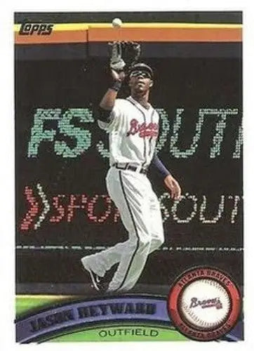 Original gloss Jason Heyward NMNT baseball card from 2011 Topps #510 Braves