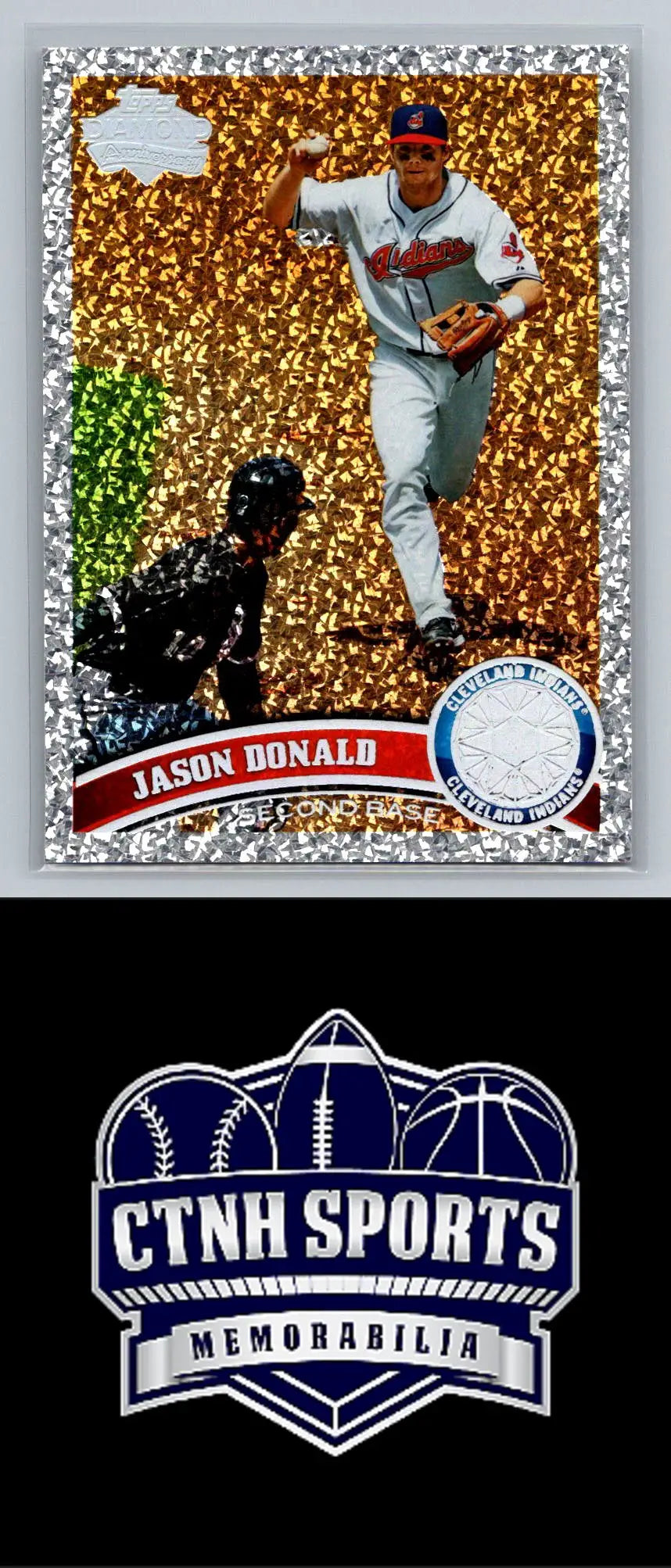 Jason Donald baseball card from 2011 Topps Diamond Anniversary Cleveland Indians