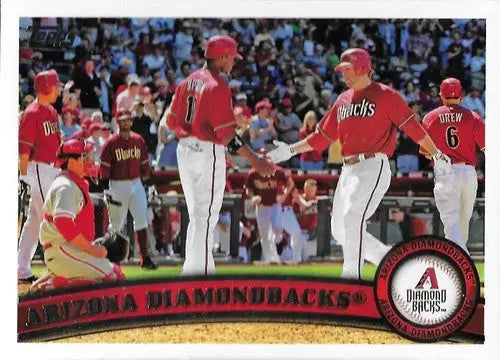 Original gloss Arizona Diamondbacks baseball card featuring Simply Sandoval from 2011 Topps