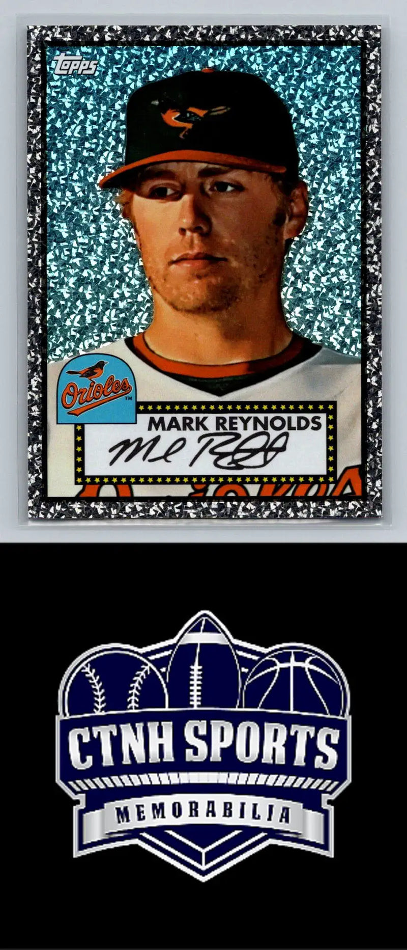 Mark Reynolds Black Diamond baseball card from 2011 Topps featuring Baltimore Orioles