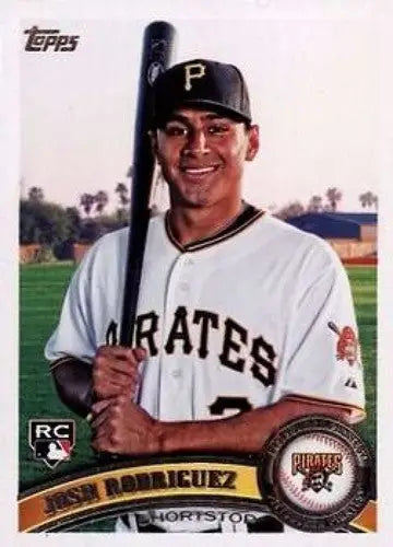 Original gloss 2011 Topps Josh Rodriguez NMMT RC Rookie Pirates baseball card