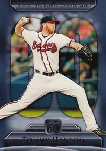 Tommy Hanson baseball card with original gloss from 2011 Topps Topps 60 series
