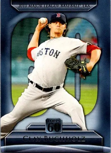 Original gloss Clay Buchholz baseball card from 2011 Topps Topps 60 series