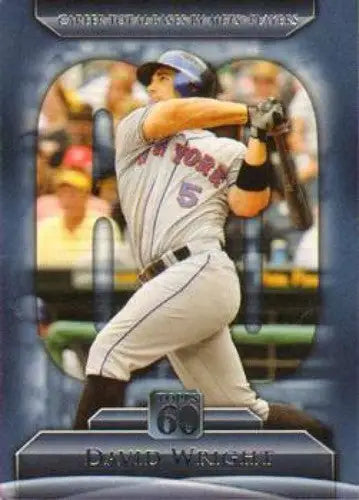 David Wright baseball card with original gloss from 2011 Topps Topps 60 series