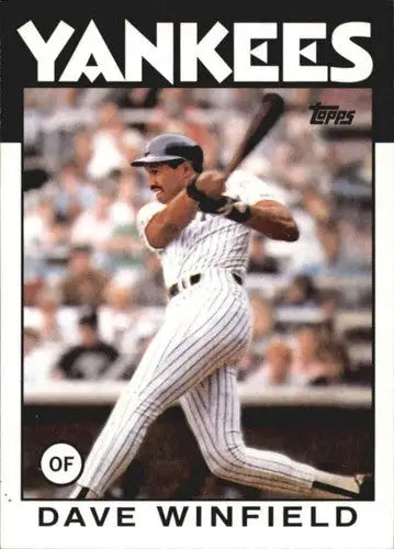 Original gloss Dave Winfield baseball card 60YOT-35 Dave Winfield Yankees vintage collectible