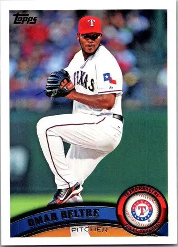 2011 Topps #621 Omar Beltre NM-MT Rangers - Baseball Card Single