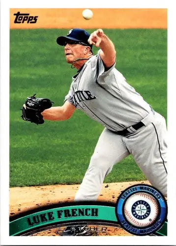 2011 Topps #624 Luke French NM-MT Mariners ID:70896 - Baseball Card Single