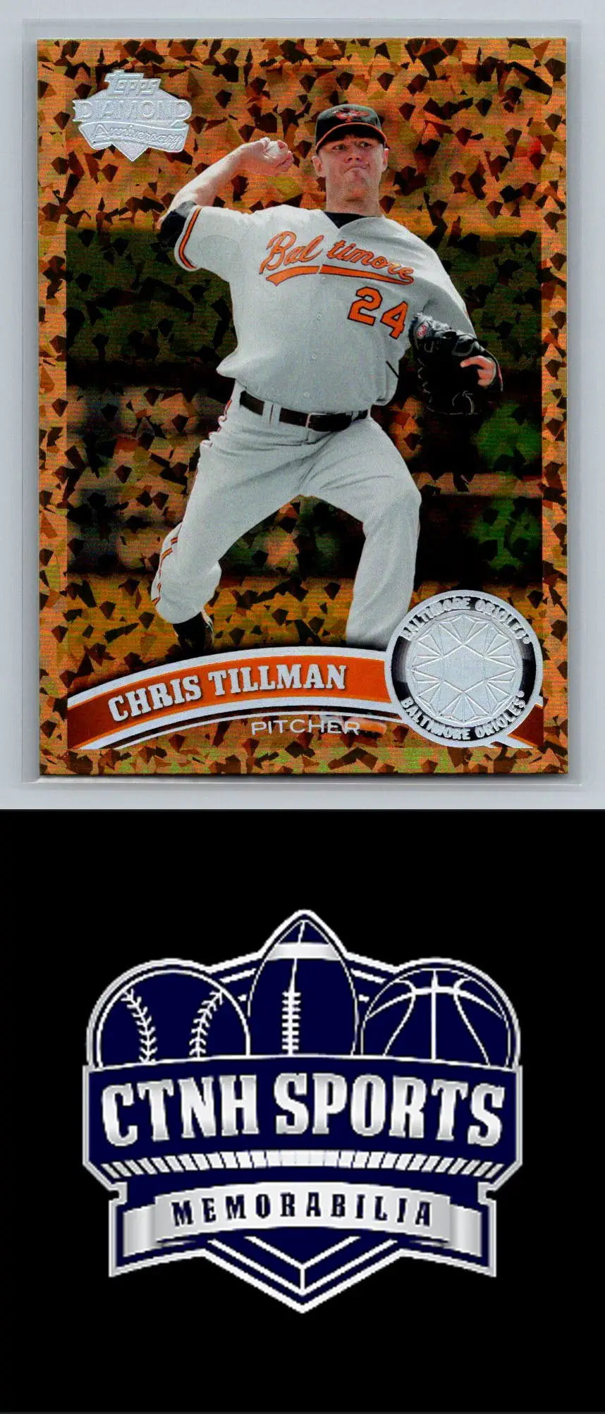 Chris Tillman 2011 Topps #636 Cognac Diamond Anniversary baseball card for collectors