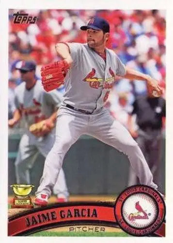 2011 Topps #643 Jaime Garcia NMMT Cardinals ID:7399 - Baseball Card Single