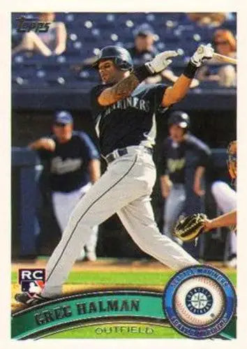 2011 Topps #83 Greg Halman NMMT RC Rookie Mariners ID:7305 - Baseball Card Single