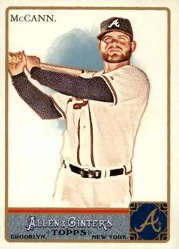 2011 Topps Allen and Ginter #245 Brian McCann NMMT Braves ID:7684 - Baseball Card Single