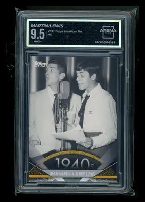 2011 Topps American Pie Dean Martin & Jerry Lewis #5 Arena Club 9.5