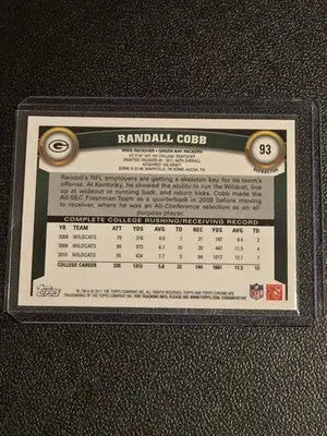 2011 Topps Chrome #93 Randall Cobb Xfractors - Football Card Single