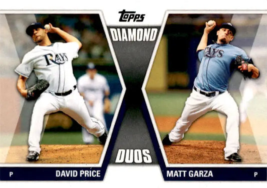 2011 Topps #DD-PG David Price / Matt Garza Diamond Duos (Series 1) - Baseball Card Single