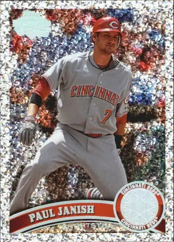 Paul Janish baseball card from 2011 Topps Diamond Anniversary series