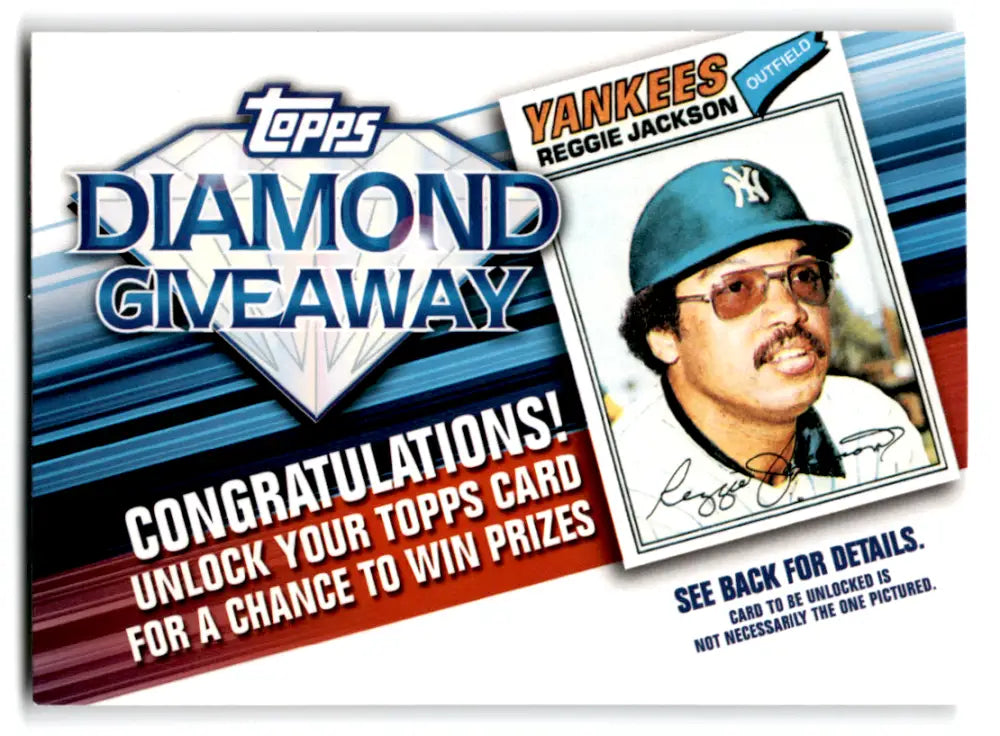 2011 Topps Diamond Giveaway #TDG-3 Reggie Jackson NM-MT Yankees ID:72206 - Baseball Card Single