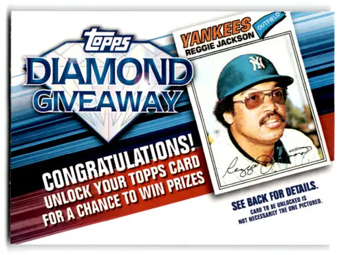 2011 Topps Diamond Giveaway #TDG-3 Reggie Jackson NM-MT Yankees ID:72208 - Baseball Card Single
