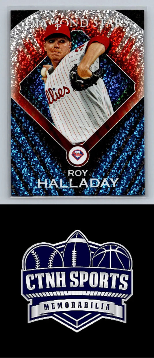 Roy Halladay Diamond Stars baseball card from 2011 Topps #DS-11 Philadelphia Phillies