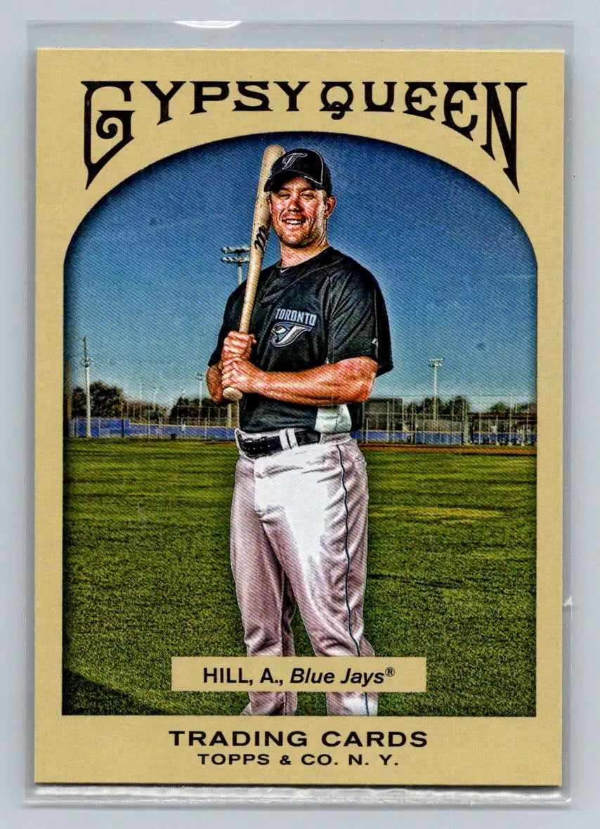 2011 Topps Gypsy Queen #129 Aaron Hill Toronto Blue Jays baseball trading card
