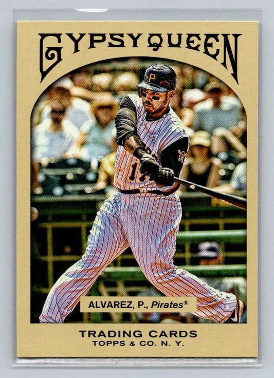 Pedro Alvarez baseball card from 2011 Topps Gypsy Queen #214 Pittsburgh Pirates Rookie
