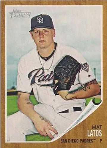 2011 Topps Heritage #179 Mat Latos NMMT Padres ID:7464 - Baseball Card Single