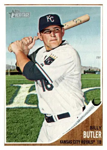 2011 Topps Heritage #275 Billy Butler NM-MT Royals - Baseball Card Single
