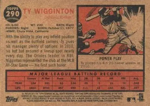 2011 Topps Heritage #290 Ty Wigginton NMMT Rockies - Baseball Card Single