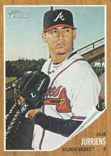 2011 Topps Heritage #307 Jair Jurrjens NMMT Braves ID:7496 - Baseball Card Single