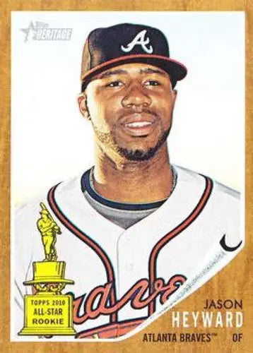 2011 Topps Heritage #320 Jason Heyward NMMT Braves - Baseball Card Single