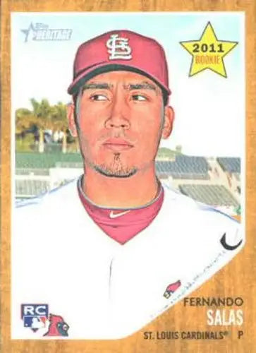 2011 Topps Heritage #344 Fernando Salas NMMT Cardinals ID:7509 - Baseball Card Single