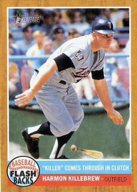 2011 Topps Heritage Baseball Flashbacks #BF-7 Harmon Killebrew NM-MT Tw ID:72223 - Baseball Card Single