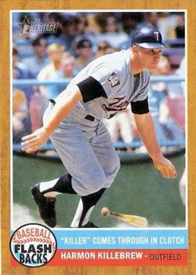 2011 Topps Heritage Baseball Flashbacks #BF-7 Harmon Killebrew NM-MT Tw ID:72223 - Baseball Card Single