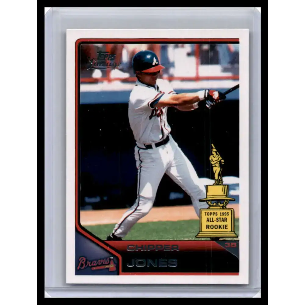 2011 Topps Lineage #195 Chipper Jones NM-MT Atlanta Braves Baseball Card - Baseball Card Single