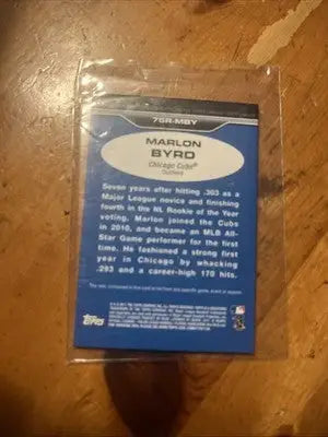 Marlon Byrd baseball card from 2011 Topps Marlon Byrd Game-Used Memorabilia set