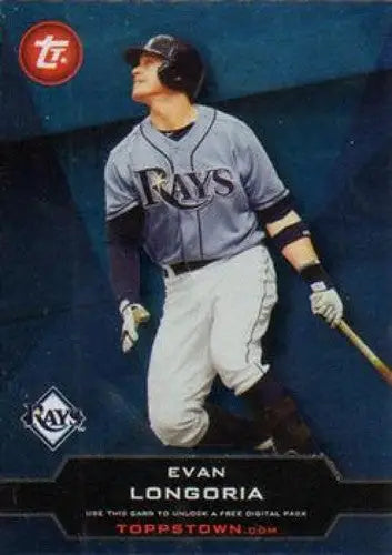 Evan Longoria baseball card from Topps Town series with original gloss mood