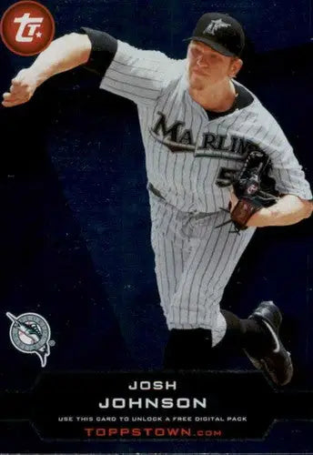 2011 Topps Topps Town #TT-24 Josh Johnson NM-MT Marlins ID:23352 - Baseball Card Single