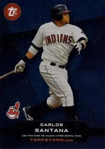 2011 Topps Topps Town #TT-41 Carlos Santana NM-MT Indians - Baseball Card Single