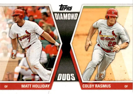 2011 Topps Update #DD-12 Matt Holliday / Colby Rasmus Diamond Duos - Baseball Card Single