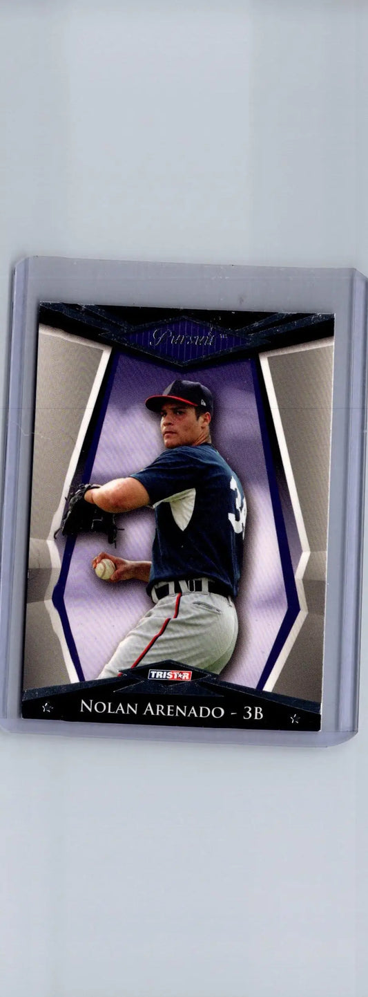 2011 TriStar Pursuit Nolan Arenado baseball card featuring Nolan Arenado collectible