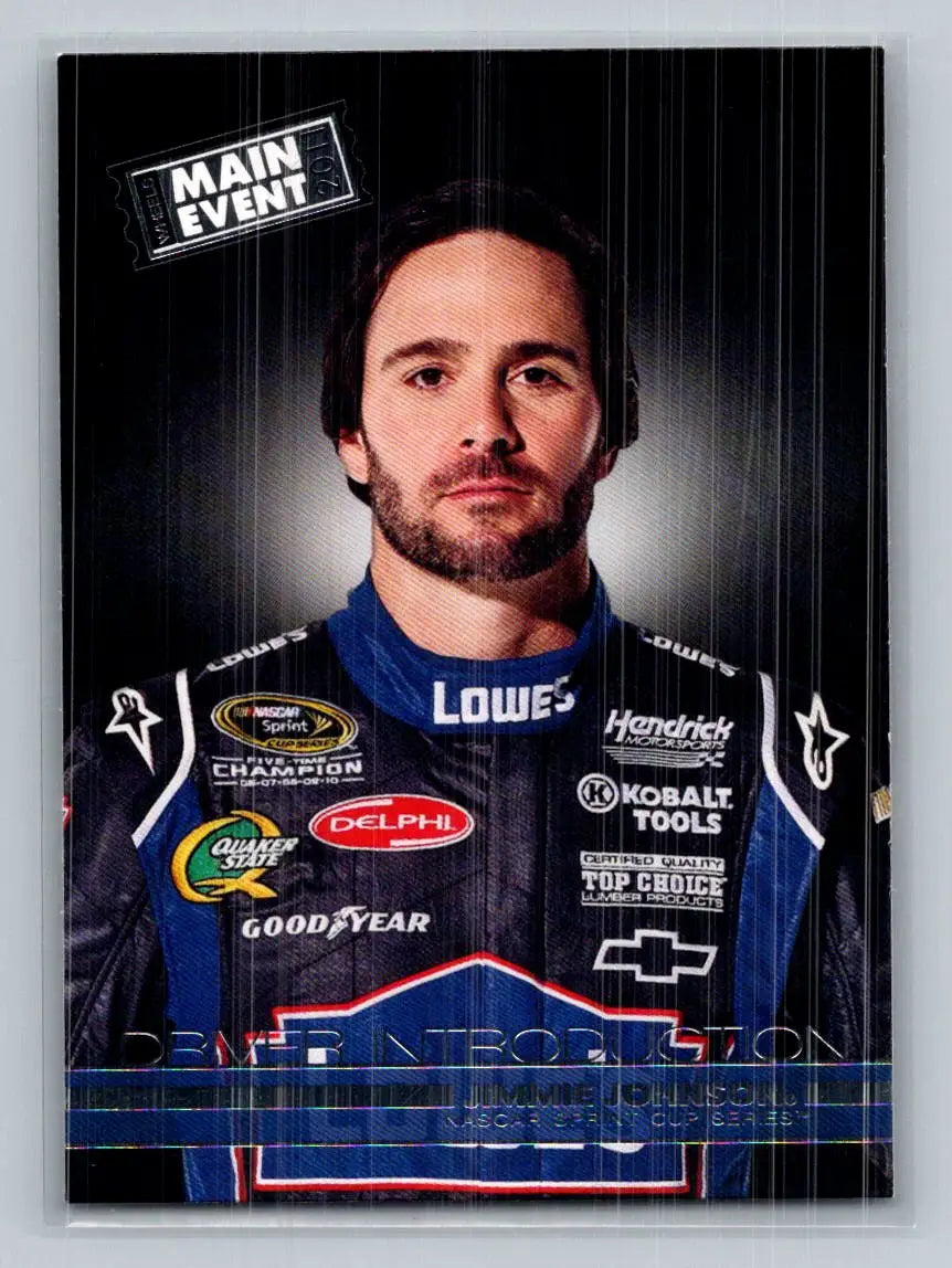 2011 Wheels Main Event #17 Jimmie Johnson Hendrick Motorsports - Racing Card Single