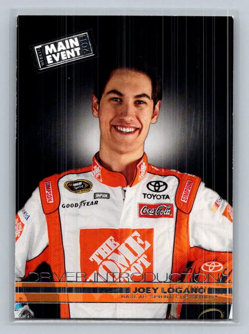 2011 Wheels Main Event #23 Joey Logano Joe Gibbs Racing - Racing Card Single