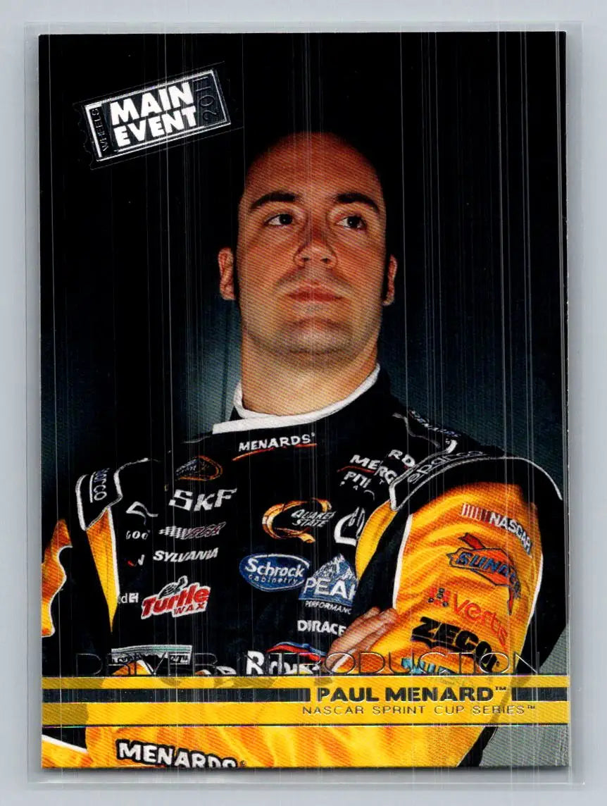 2011 Wheels Main Event #27 Paul Menard Richard Childress Racing - Racing Card Single