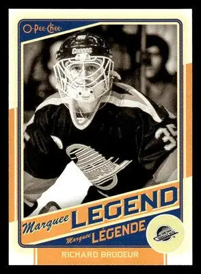 2012-13 O-Pee-Chee #548 Richard Brodeur - Hockey Card Single