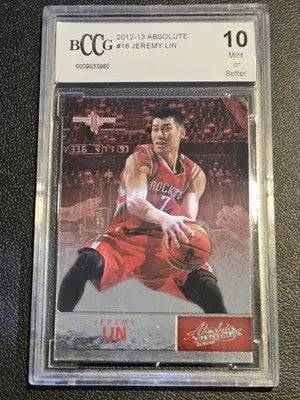 2012-13 Panini Absolute #16 Jeremy Lin BCCG 10 - Basketball Card Single
