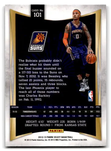 2012-13 Panini Select #101 Michael Beasley EX/NM Suns ID:67424 - Basketball Card Single