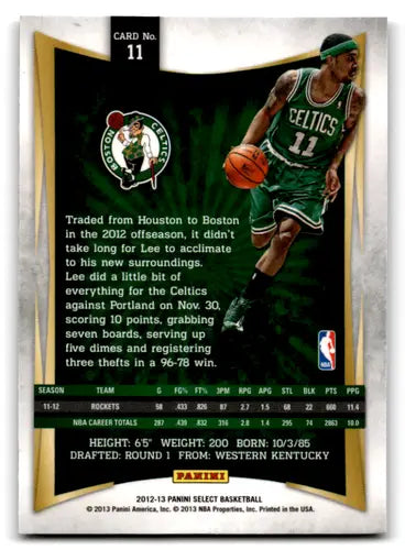 2012-13 Panini Select #11 Courtney Lee EX/NM Celtics ID:67477 - Basketball Card Single