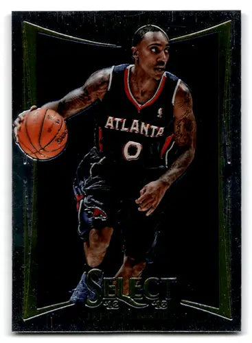 Original gloss basketball trading card featuring Jeff Teague from Panini Select 2012-13
